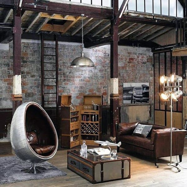 How to decorate a mancave with Aviator furniture.