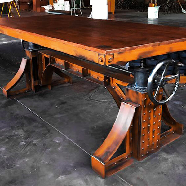Opdraaibare tafel Nuuk - Industrial Crank table Nuuk
